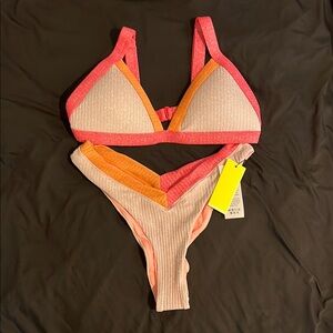 OneOne V Front‎ Cheeky Shimmery Bikini XL